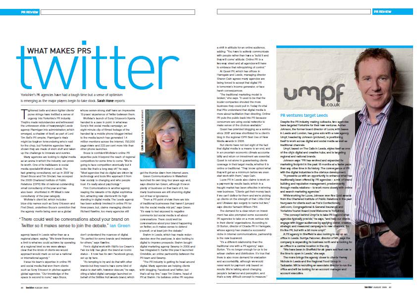 Insider Umpf launch