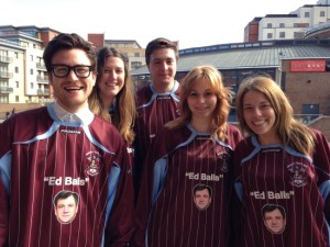 Ed Balls Umpf social media stunt staff 550