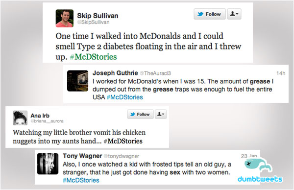 Mc Donalds Hashtag